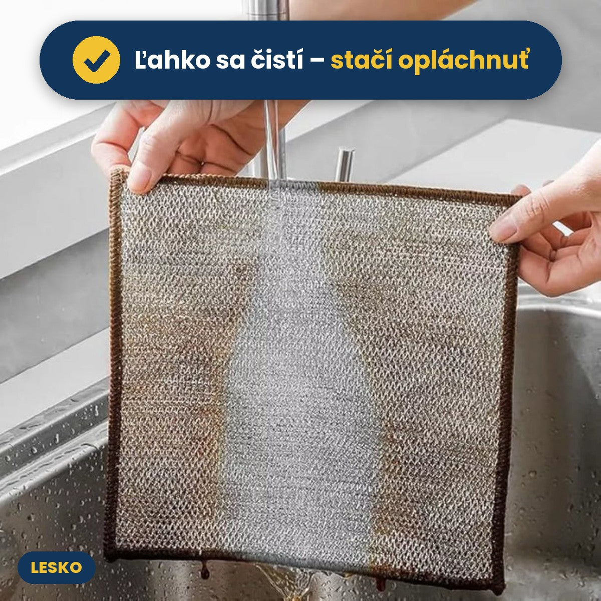 LESKO Utierka – čistí pripáleniny bez škrabancov
